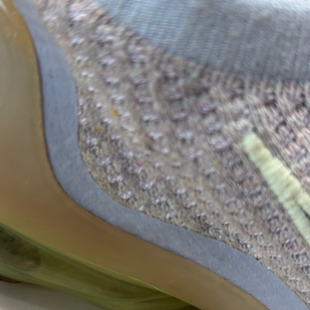 Nike Lavender and Lime Women's VaporMax Knit Sneakers - Picture 14 of 15